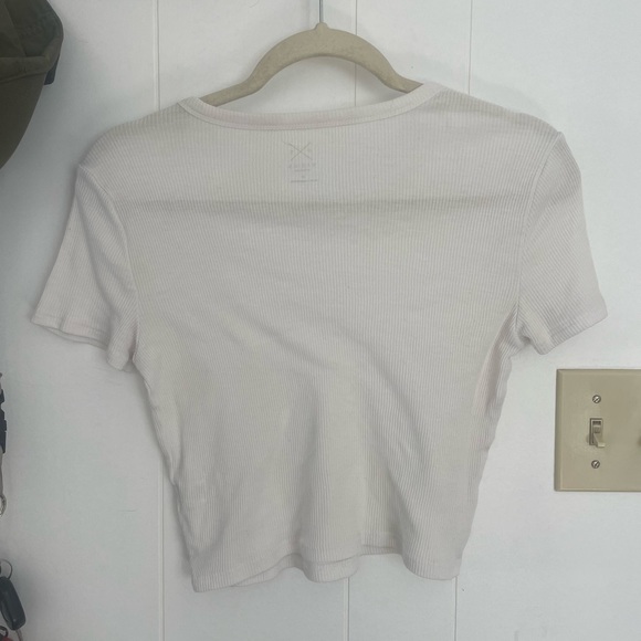 Cropped white t shirt - Picture 3 of 4